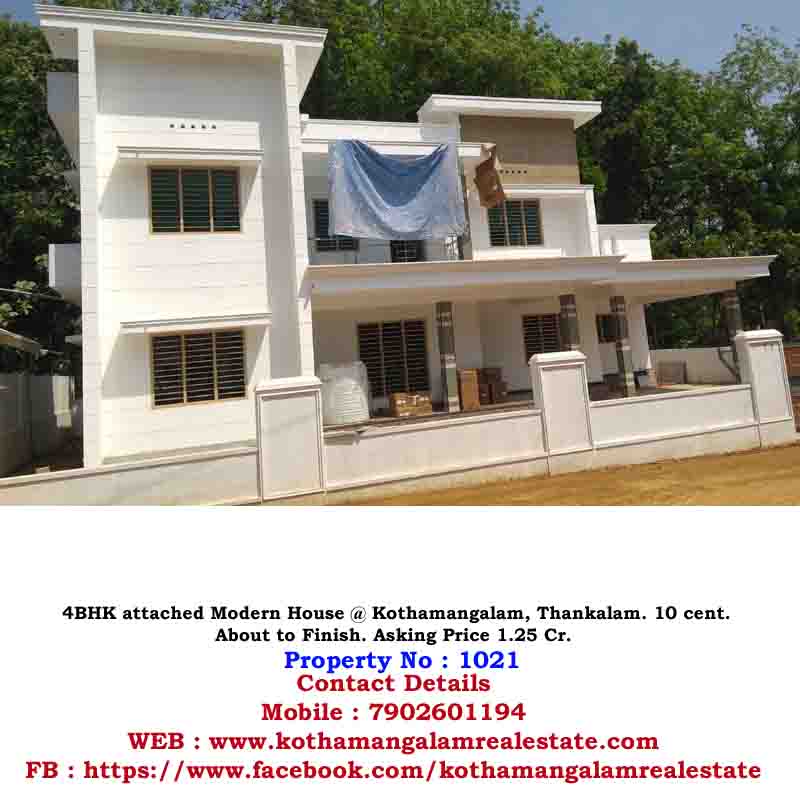 House for sale in Kothamangalam,Thankalam